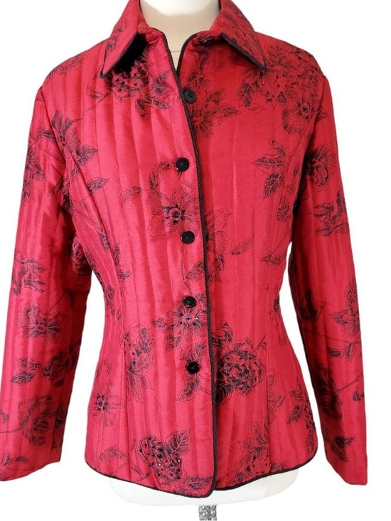 Anne Carson Jackets & Blazers - 100% Silk Vintage Jacket
